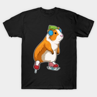 Guinea pig Ice skating Ice skates T-Shirt